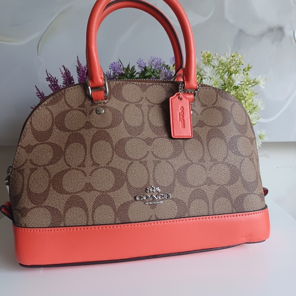 Coach Mini Sierra Satch in Signature Coated Canvas - Picture 11 of 12